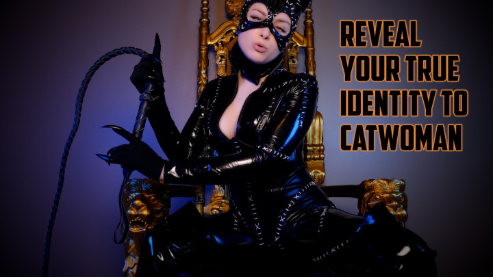 Poster for Manyvids Model - Ellie Idol - Reveal Your True Identity To Catwoman - August 29, 2023 - Cosplay, Supervillain, Sensual Domination (Элли Айдол Чувственное Доминирование)