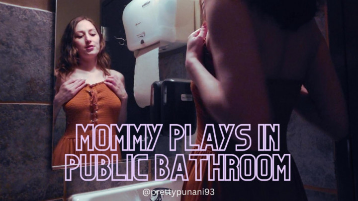 Poster for Lizzymaestro - Manyvids Girl - Mommy Plays In Public Bathroom - Mommy, Publicnudity (Публичная Нагота)