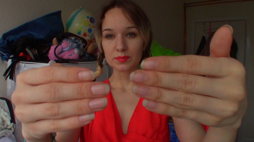 Poster for Goddess Vanessa - My Natural Nails On Your Cock - Manyvids Girl - Hand Fetish, Cbt, Scratching (Богиня Ванесса Царапины)