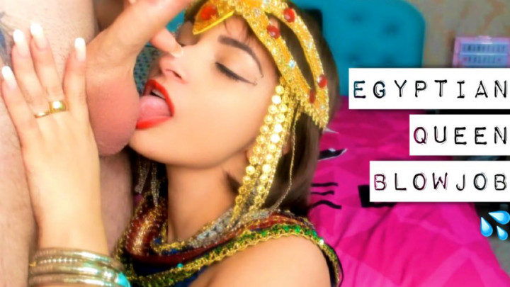 Poster for Emanuelly Raquel - Manyvids Girl - Egyptian Queen Giving A Perfect Blowjob - October 30, 2019 - Cum In Mouth, Role Play (Эмануэли Ракель Кончить В Рот)