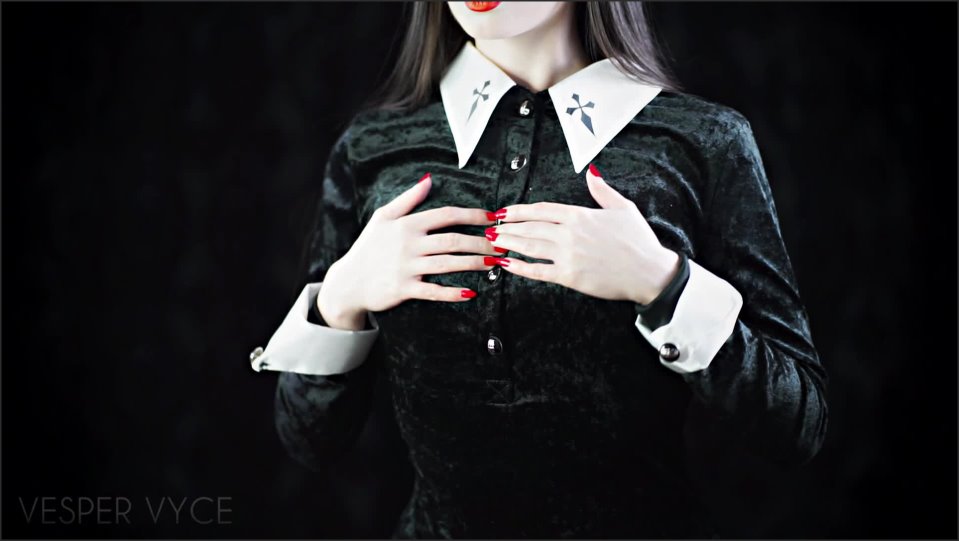 Poster for Vesper Vyce Wednesday Addams Executrixxx - Mix - Manyvids Star - Amateur (Любительский)