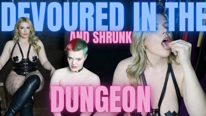 Poster for Giantess Devours You In The Dungeon - Annascotx - Manyvids Girl - Giantess, Annascotx (Великанша)