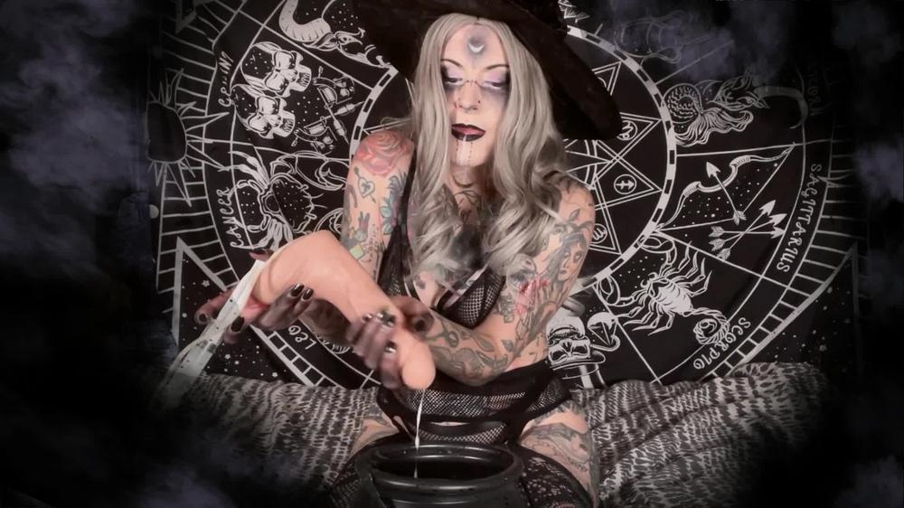 Poster for Manyvids Star - Infinity0Whore - Witch Needs Piss Cum For A Messy Spell - Magic, Wet & Messy, Pee (Мокрый И Грязный)