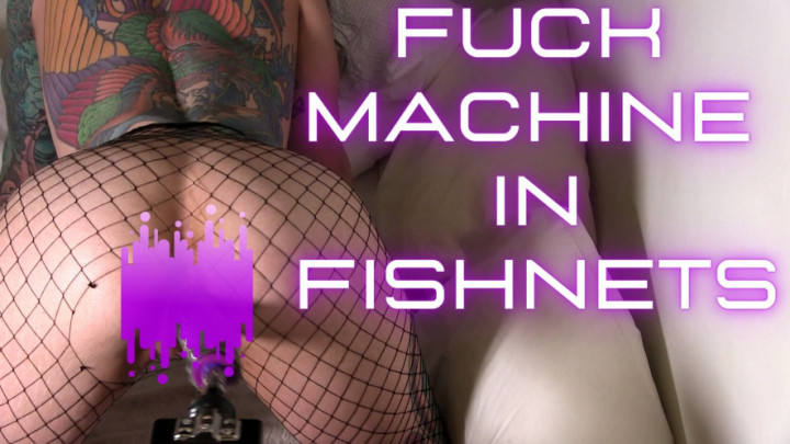 Poster for Fuck Machine In Fishnets - January 18, 2021 - Manyvids Model - Claudia Kink - Solo Female, Fishnets (Клаудия Кинк Рыболовные Сетки)