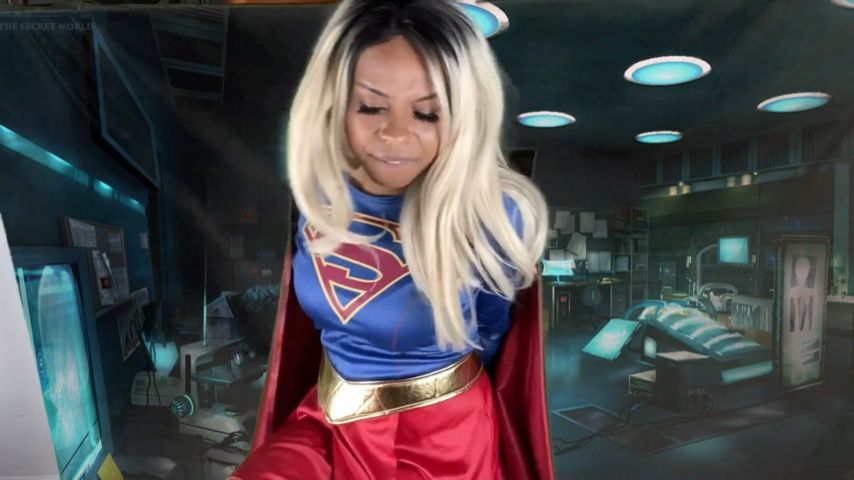 Poster for Sweetbabyvixxi - Manyvids Girl - Supergirl Tied Up For Sex Slave - Superheroines, Squirt (Спринцовка)