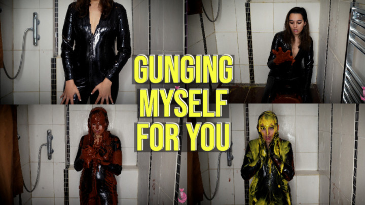 Poster for Gunging Myself For You - Manyvids Star - Summer Fox - Latex, Wet Look, Wet & Messy (Летняя Лиса Влажный Взгляд)