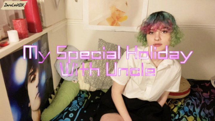 Poster for Zara Lee Xox - My Special Holiday With Uncle - Feb 20, 2023 - Manyvids Model - Barely Legal, British (Зара Ли Xox Едва Ли Легально)