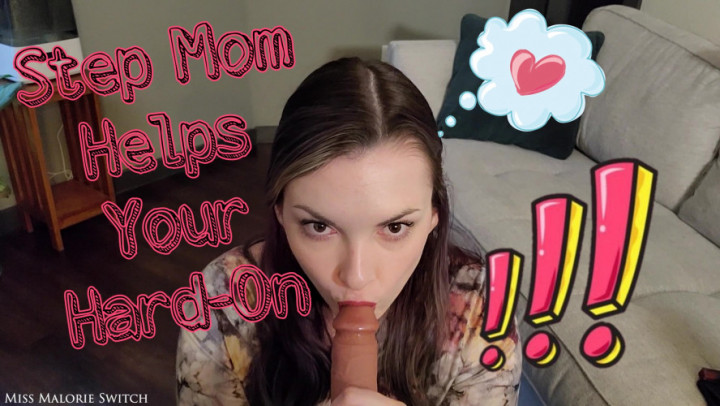 Poster for Miss Malorie Switch - Manyvids Girl - Step Mom Helps Your Hard-On - Lipstick, Blowjob, Mommy Roleplay (Мисс Мэлори Свитч Минет)