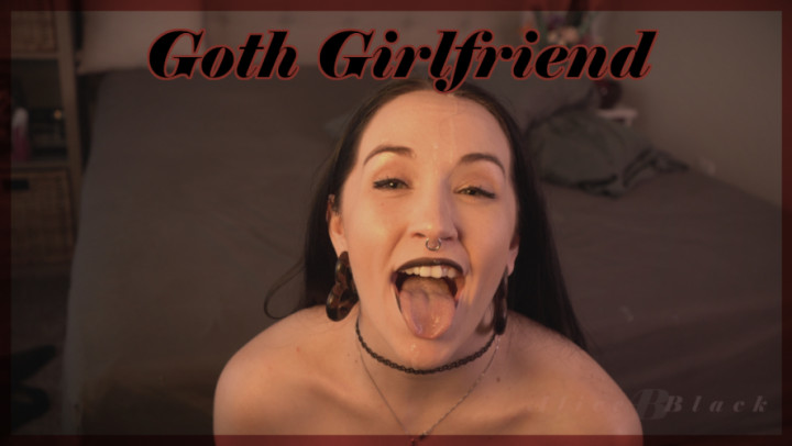 Poster for Aliceblack - Manyvids Model - Goth Girlfriend - Jan 13, 2023 - Goth, Facials (Гот)