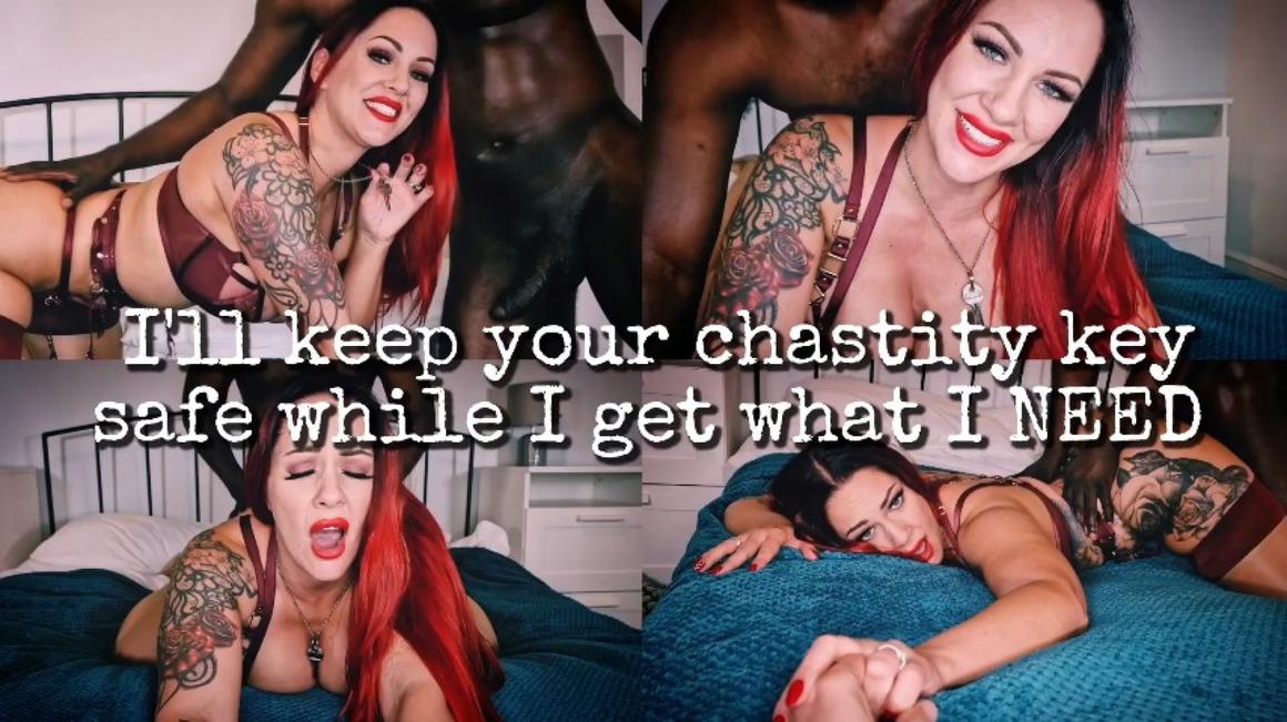 Poster for I'Ll Keep Your Chastity Key Safe While I Get What I Need - Manyvids Model - Ruby_Onyx - Cuckolding, Keyholdingandchastity (Хранение Ключей И Целомудрие)