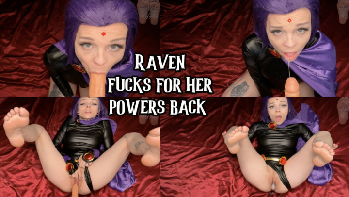 Poster for Raven Fucks For Her Powers Back - Manyvids Model - Tetra69 - Cosplay, Blowjob (Тетра69 Минет)