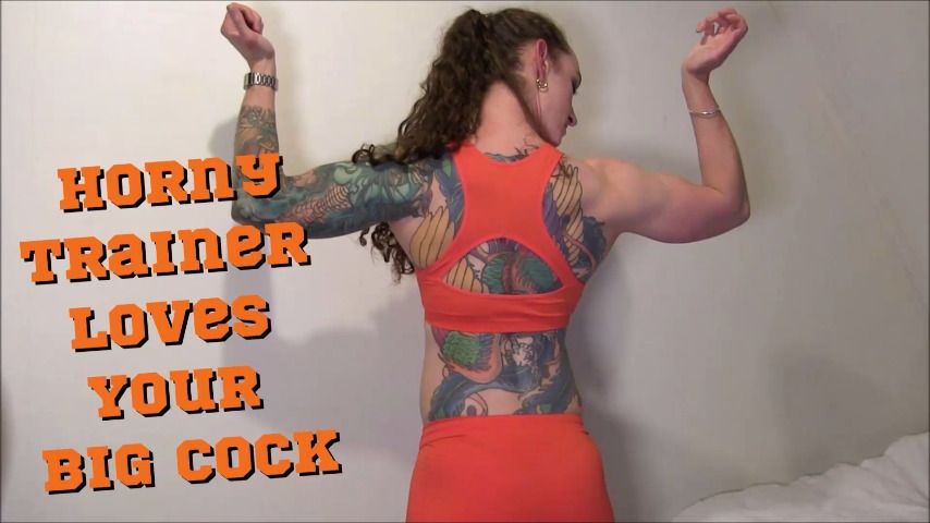 Poster for Manyvids Model - Claudia Kink - Horny Personal Trainer Loves Big Cock - August 08, 2022 - Flexing, Muscular Women, Cock Worship (Клаудия Кинк Сгибание)