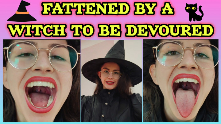 Poster for Fattened By A Witch To Be Devoured Uvula Fetish Feeder Vore - Manyvids Girl - Shanaxnow - Uvulafetish, Cosplay, Vore (Шанакснов Увулафетиш)