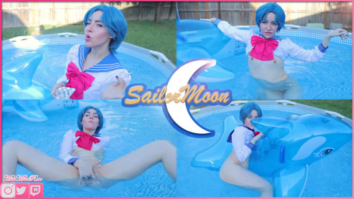 Poster for Missmilarose - Amy Smokes On Inflatable Dolphin - Manyvids Model - Inflatables, Fetish (Фетиш)