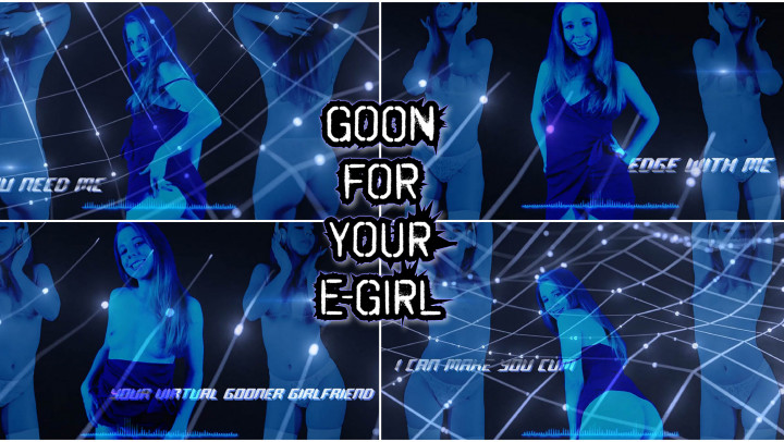 Poster for Chastity Lynn - Goon For Your E-Girl - October 31, 2021 - Manyvids Star - Goddess Worship, Striptease, Joi (Честити Линн Стриптиз)