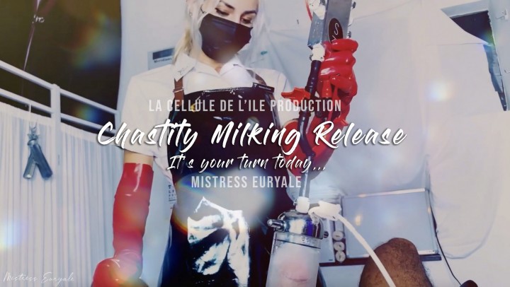 Poster for Mistress Euryale - Manyvids Star - Mistress Euryale Chastity Milking Release - Apron Fetish, Glove Fetish (Госпожа Эвриала Фетиш В Перчатках)