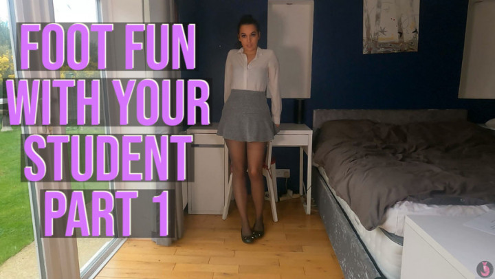 Poster for Foot Fun With Your Student Part 1 - Summer Fox - Manyvids Star - Shoe Fetish, Foot Fetish (Летняя Лиса Обувной Фетиш)