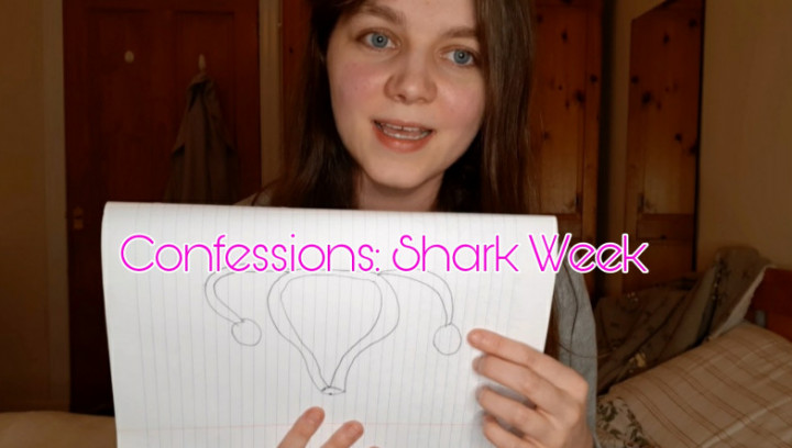 Poster for Eveyourapple - Manyvids Star - Confession: Shark Week Makes Me Horny - Confession, Story Telling, Sfw (Признание)