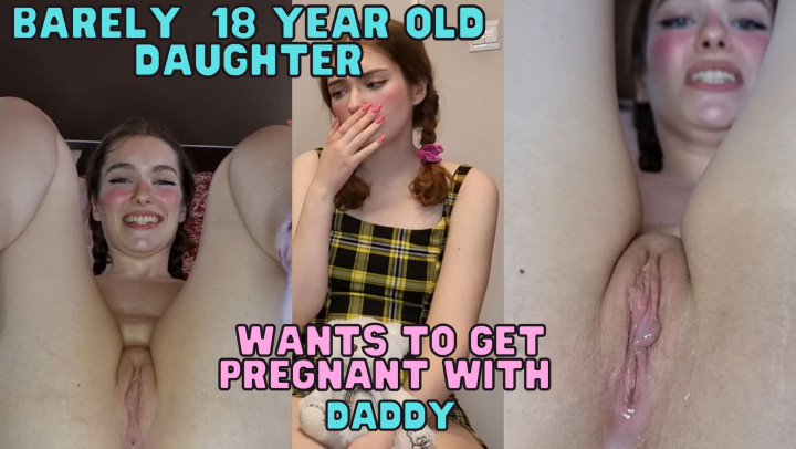 Poster for Manyvids Girl - Wetschoolgirl - Barely 18 Wants To Be Pregnant With Dad - May 21, 2022 - Impregnation Fantasy, Taboo (Табу)