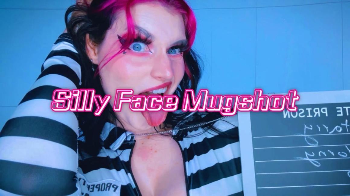 Poster for Starry Yume - Manyvids Model - Silly Face Mugshot - Silly Faces, Prison, Tongue Fetish (Звездная Юмэ Тюрьма)