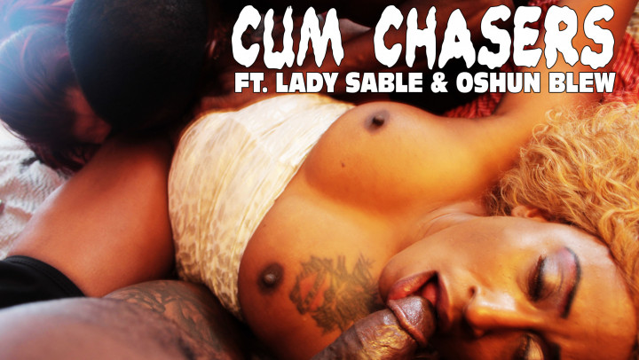 Poster for Manyvids Star - Cum Chasers - Lady Sable And Oshun Blew - August 30, 2019 - Mysterious Prod - Bbc, Ebony Milf, Anal (Чёрная Милфа)