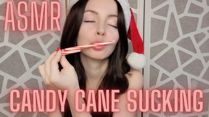 Poster for Thetinyfeettreat - Manyvids Star - Asmr - Candy Cane Sucking - December 06, 2022 - Mouth Fetish, Lips, Brunette (Фетиш Рта)