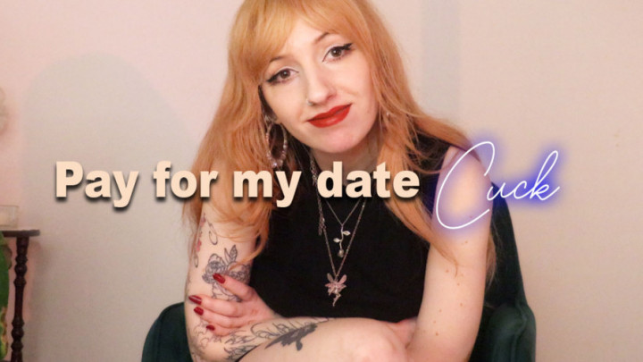 Poster for Pay For My Date Cuck - Manyvids Model - Ellie Haze - Money Fetish, Money, Cuckolding (Элли Хейз Рогоносец)