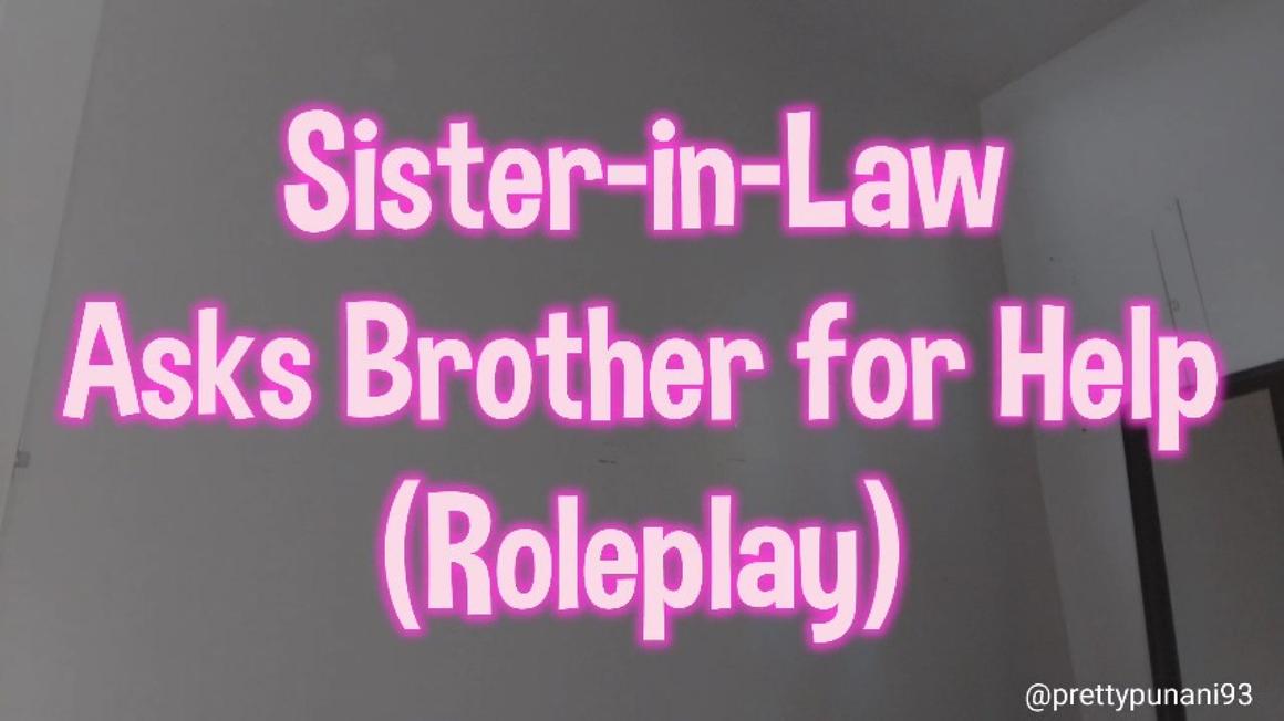 Poster for Sister In Law Asks Brother For Help Roleplay - Lizzymaestro - Manyvids Star - Taboo, Sisters, Ass (Табу)