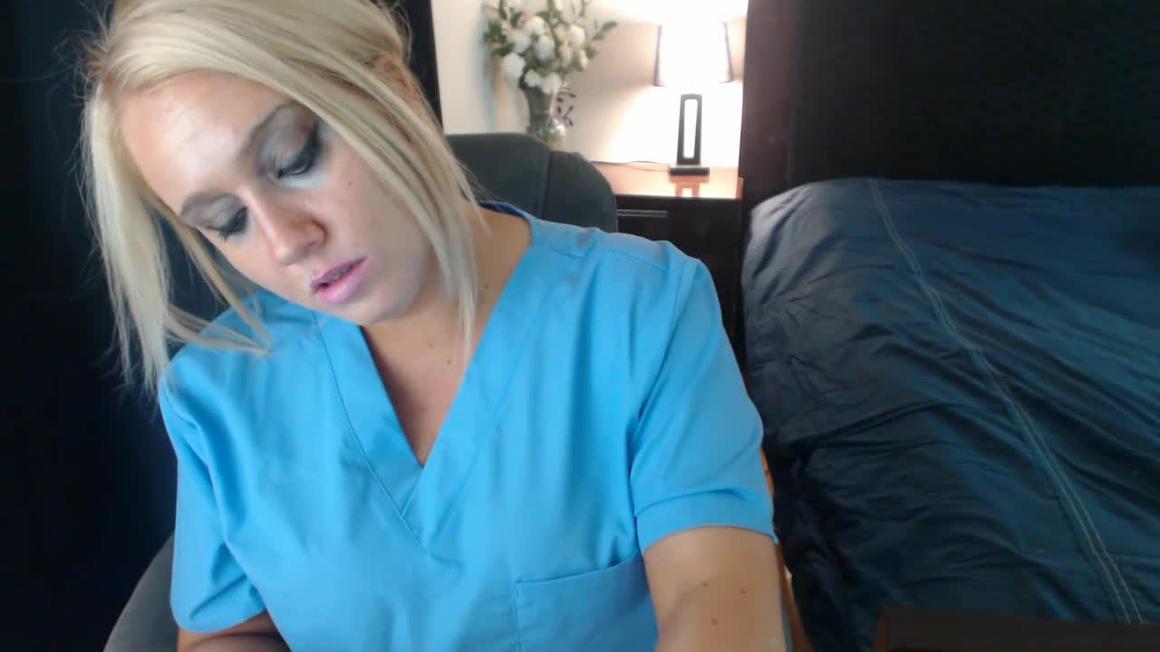 Poster for Retired: Nurse Dina Roleplay - Manyvids Model - Clubdinasky - Big Boobs, Role Play, Bbw