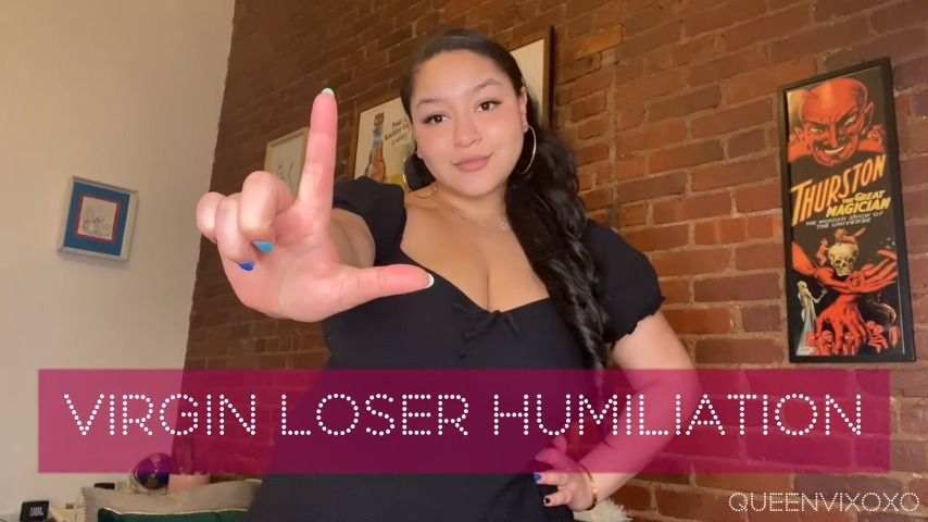 Poster for Queenvixoxo - Manyvids Girl - Virgin Loser Humiliation - Apr 27, 2021 - Financial Domination, Humiliation (Унижение)