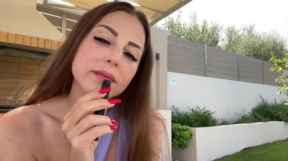 Poster for Clips4Sale Star - Gyros Girl - Eine Steife Brise - German - Lady Stefanie - Smoking, Mind Fuck (Леди Стефани Трахать Мозги)