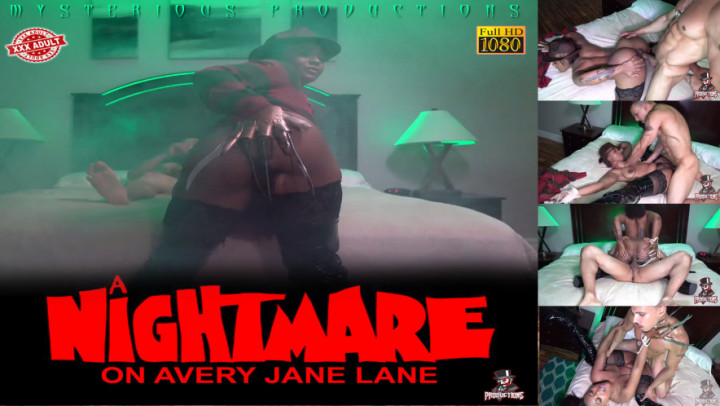 Poster for Mysterious Prod - Manyvids Model - A Nightmare On Avery Jane Lane - September 27, 2021 - Black & Ebony, Interracial, Bbc (Межрасовый)