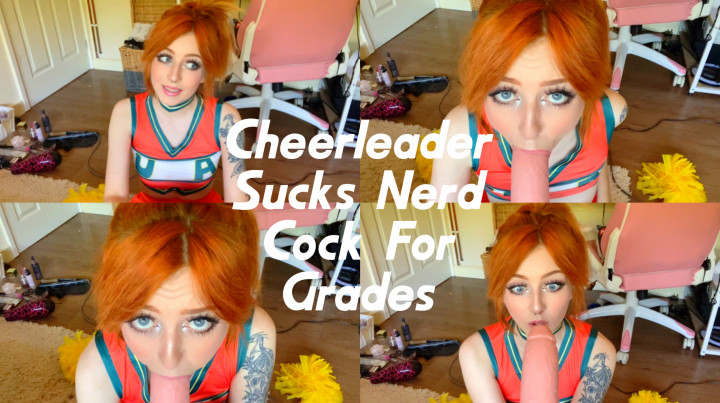 Poster for Mikisayshi - Cheerleader Sucks Nerd Cock For Grades - Manyvids Girl - Blow Jobs, Cheerleaders (Микисайши Группы Поддержки)