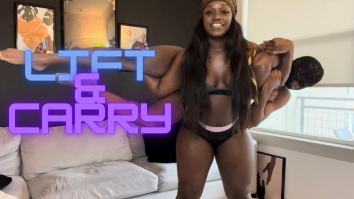 Poster for Ebony Domme Lift And Carry - March 08, 2022 - Manyvids Model - Realqueenmelanin - Weightlifting Female, Powerlifting (Женская Тяжёлая Атлетика)