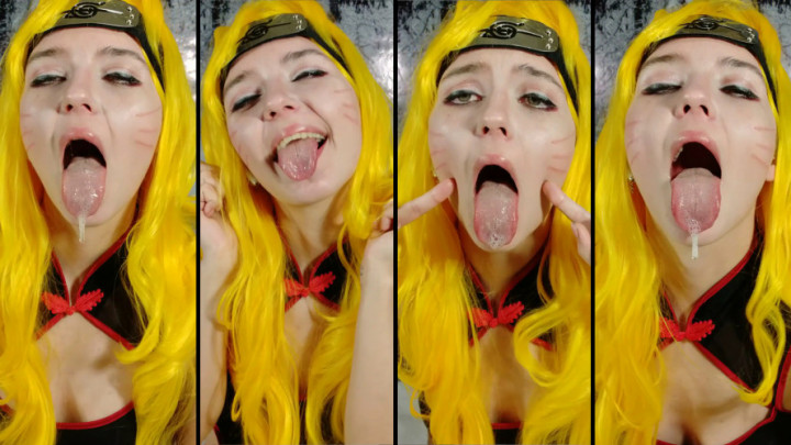 Poster for Lil Cosplay Slut - Naruto Cosplay Ahegao-Face - Mar 18, 2020 - Manyvids Girl - Eye Crossing, Silly Sluts (Лил Косплей Шлюха Глупые Шлюхи)