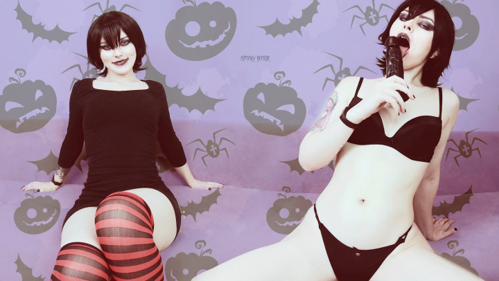 Poster for Spookyboogie - Manyvids Girl - Joi:Mavis Dracula'S The Best Halloween With A Handsome Human - Cosplay, Feet, Cum Countdown (Ноги)