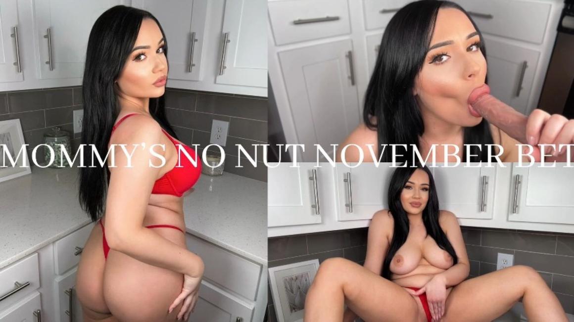 Poster for Mommy'S No Nut November Bet - Mia Jocelyn - Manyvids Model - Cream Pie, Taboo (Миа Джослин Табу)