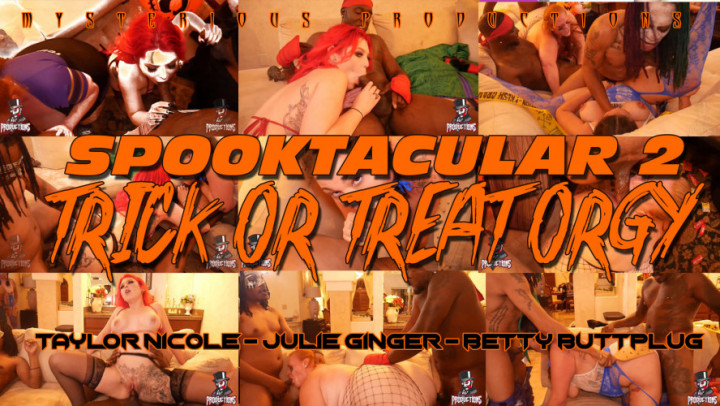 Poster for Manyvids Star - Trick Or Treat Orgy - September 12, 2022 - Mysterious Prod - Interracial, Milf (Милф)