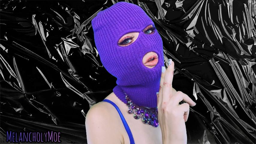 Poster for Manyvids Star - Missmelancholymoe - This Is A Robbery - December 13, 2022 - Mask Fetish, Financial Domination, Blackmail Fantasy (Финансовое Господство)