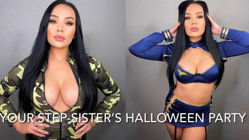 Poster for Mia Jocelyn - Your Step-Sister'S Halloween Party - Manyvids Star - Costume, Taboo, Halloween (Миа Джослин Табу)