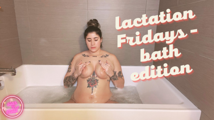 Poster for Stargirlmilf - Manyvids Star - Lactation Fridays - Self Sucking 3 - Bath Edition - Mommy Roleplay, Lactating (Ролевая Игра С Мамой)