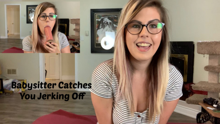 Poster for Babysitter Catches Your Jerking Off - August 22, 2019 - Beccabrooks - Manyvids Model - Blowjob, Dirty Talking (Грязные Разговоры)