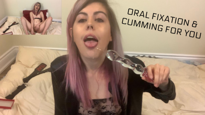 Poster for Oral Fixation And Cumming For You - June 08, 2019 - Beccabrooks - Manyvids Model - Spit Fetish, Glass Dildos (Фетиш Слюны)