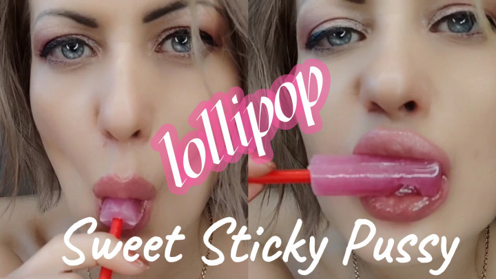 Poster for Sweet Sticky Pussy Lollipop Fetish Lips Eyes - Manyvids Girl - Juliacrown - Eyecontact, Lollipoplickers, Eyefetish (Глазной Контакт)