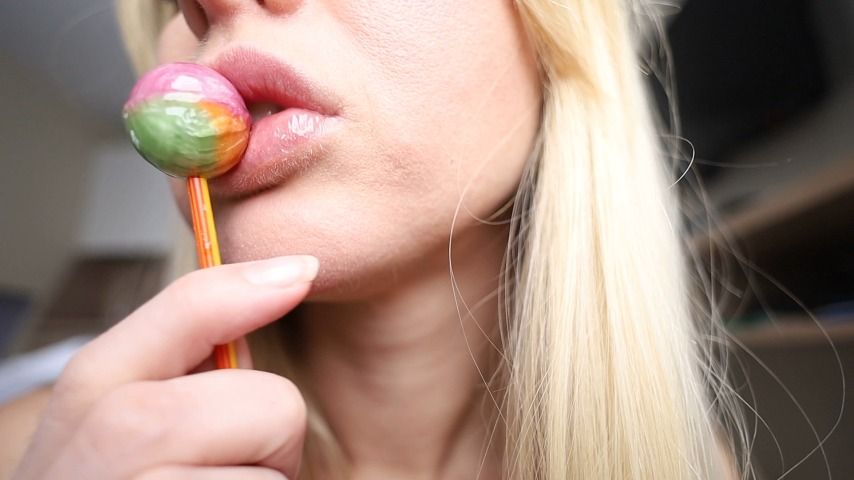 Poster for Manyvids Model - Sweeetama - Lips Fetish, Lolipop - Lollipoplickers, Sfw (Свитама Леденцы)