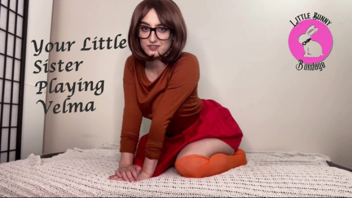 Poster for Littlebunnyb - Manyvids Model - Custom Your Little Sister Plays  Velma - Jul 25, 2021 - Cosplay, Family, Pov