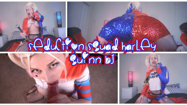 Poster for Manyvids Model - Seduction Squad Harley Quinn Bj - October 31, 2017 - Ellie Idol - Comic Book Role Play, Facials (Элли Айдол Уход За Лицом)