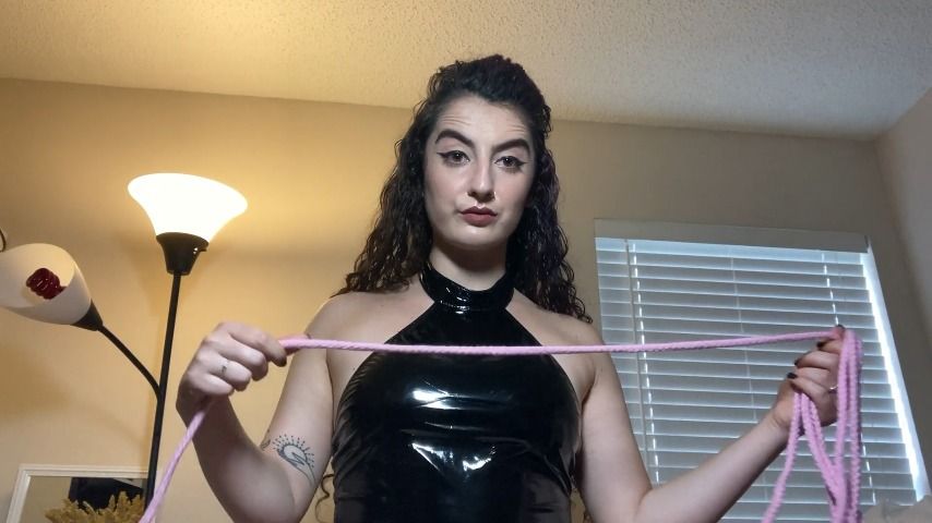 Poster for Manyvids Model - Your Asmr Mistress Ties You Up - Nov 4, 2020 - Littlebunnyb - Femdom Pov, Asmr, Pov