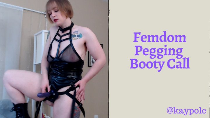 Poster for Kaypole Femdom Pegging Booty Call - Manyvids Girl - Kaypole - Pegging, Cum Countdown (Обратный Отсчёт)