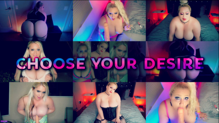 Poster for Manyvids Model - Choose Your Desire, & Cum Hard - Clubdinasky - Bimbo, Kink (Перегиб)